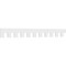 Ekena Millwork Matthews Architectural Grade PVC Dentil Trim, 8"H x 1"P x 88"L DENP08MAT00 - alternate 1